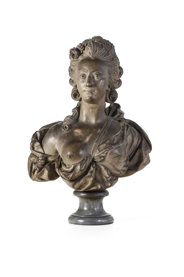 Busto di Madame di Barry. Plasticatore francese del XIX secolo