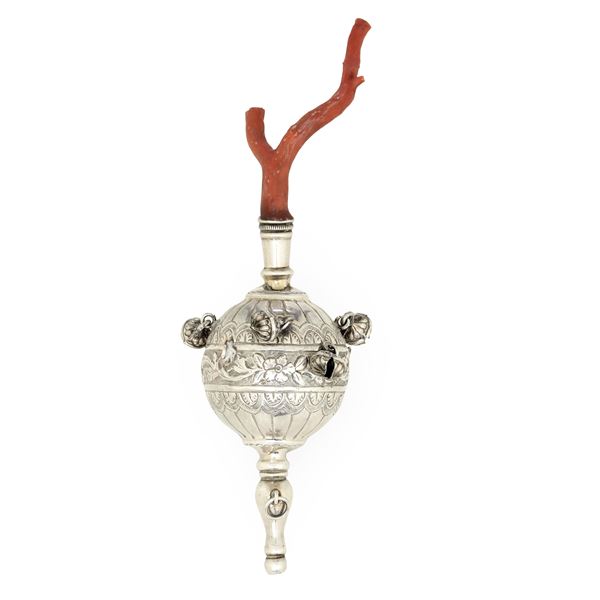 Manifattura europea del XIX-XX secolo Sonaglio con fischietto