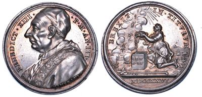 Stato Pontificio. Benedetto XIII (pier Francesco Vincenzo Maria Orsini), 1724-1730. Medaglia Annu...