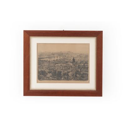 Veduta di Città a Volo D'uccello, 1920