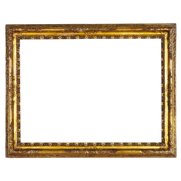 Cornice il legno intagliato e dorato. Nord Italia XVIII secolo
