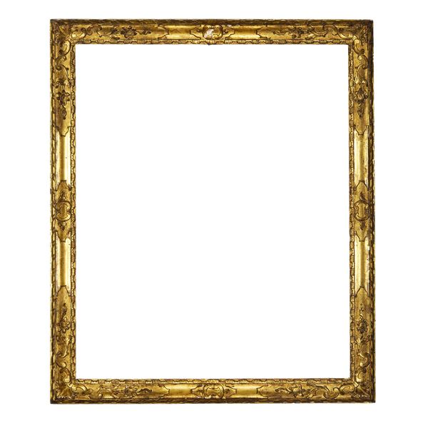 Cornice intagliata e dorata. Veneto XVIII secolo 