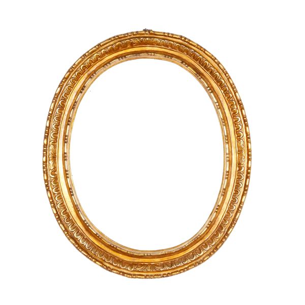 Cornice intagliata e dorata. Italia XVIII-XIX secolo