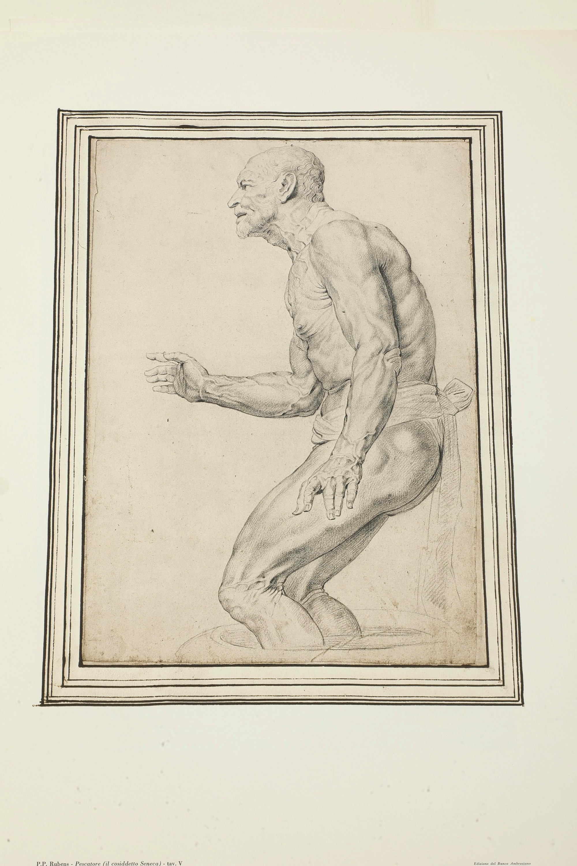 Lamberto Vitali, Cartella contenente riproduzioni di disegni dell’Ambrosiana di Pietro Paolo Rube...