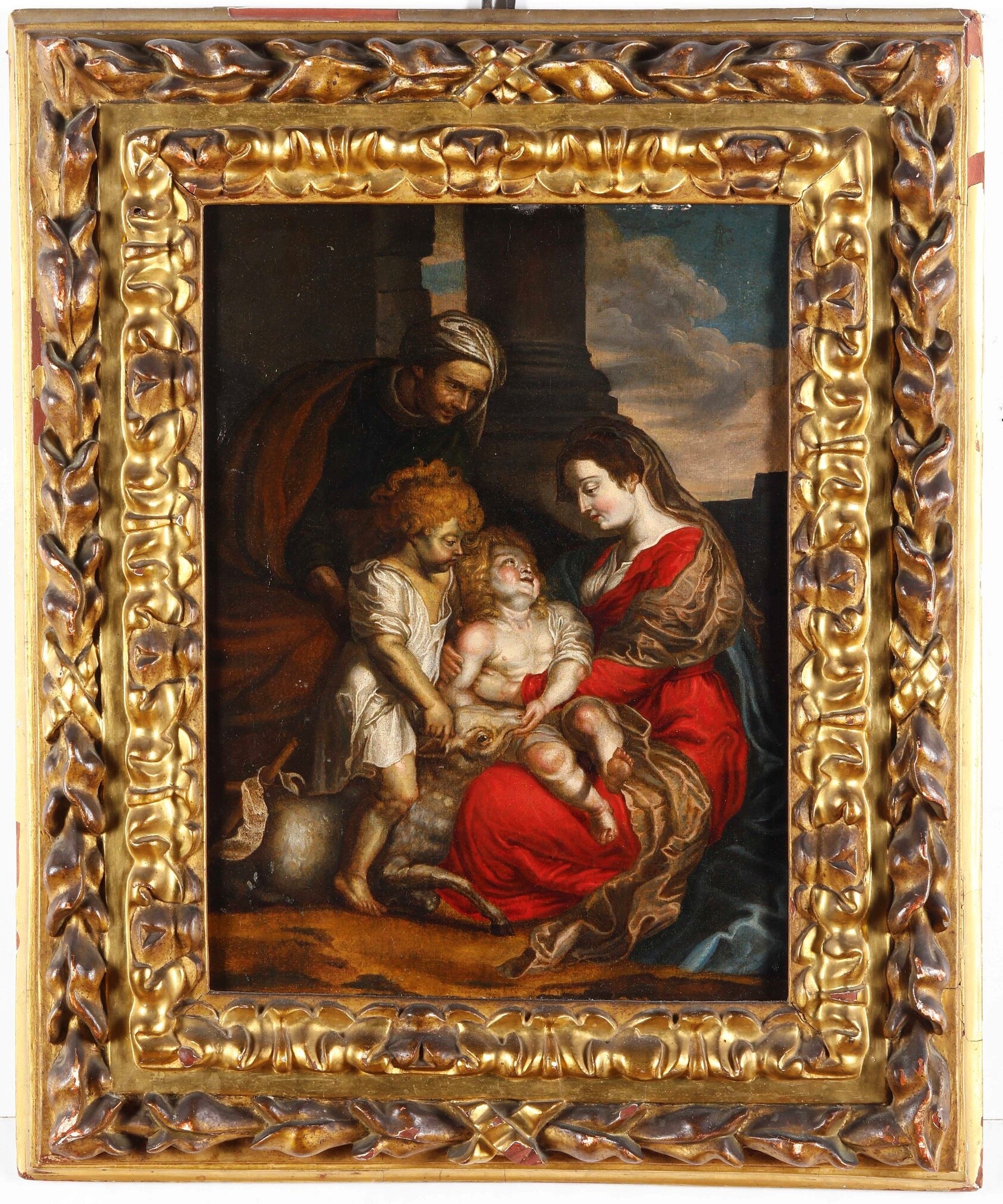 Pietro Paolo Rubens - Madonna con Bambino San Giovannino e Sant'anna