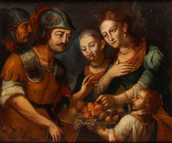 Scuola del XVII secolo Episodio tratto dalla storia antica