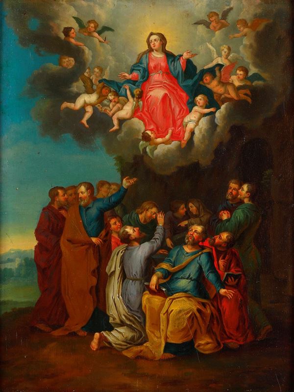 Scuola spagnola del XVIII secolo Assunzione della Vergine