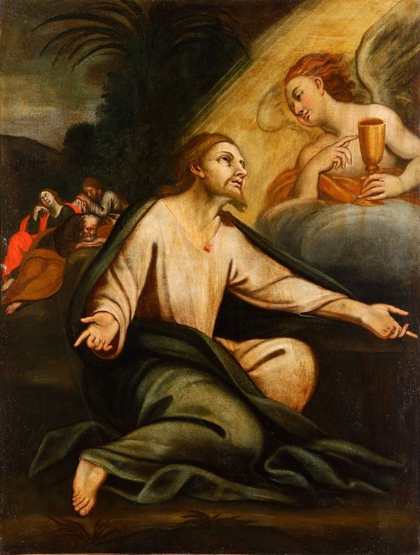 Scuola del XVIII secolo Cristo nell’Orto