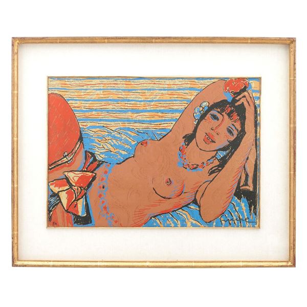 Nudo di una figura femminile taitiana