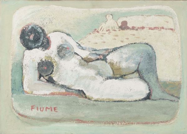 Salvatore Fiume - Nudo sdraiato