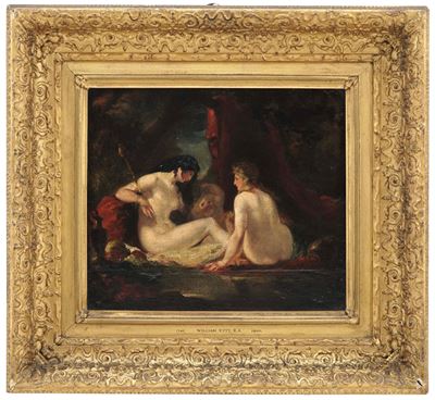 Scuola inglese del XIX secolo, Nudi femminili