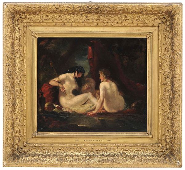 Scuola inglese del XIX secolo Nudi femminili