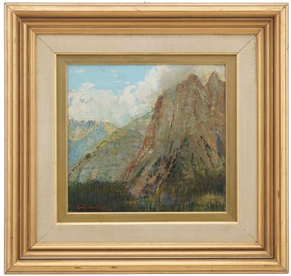 Luigi Motta (XX secolo) Veduta di montagna