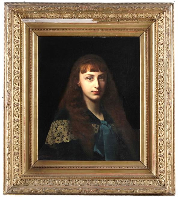 A firma Charpentier Ritratto di giovane donna