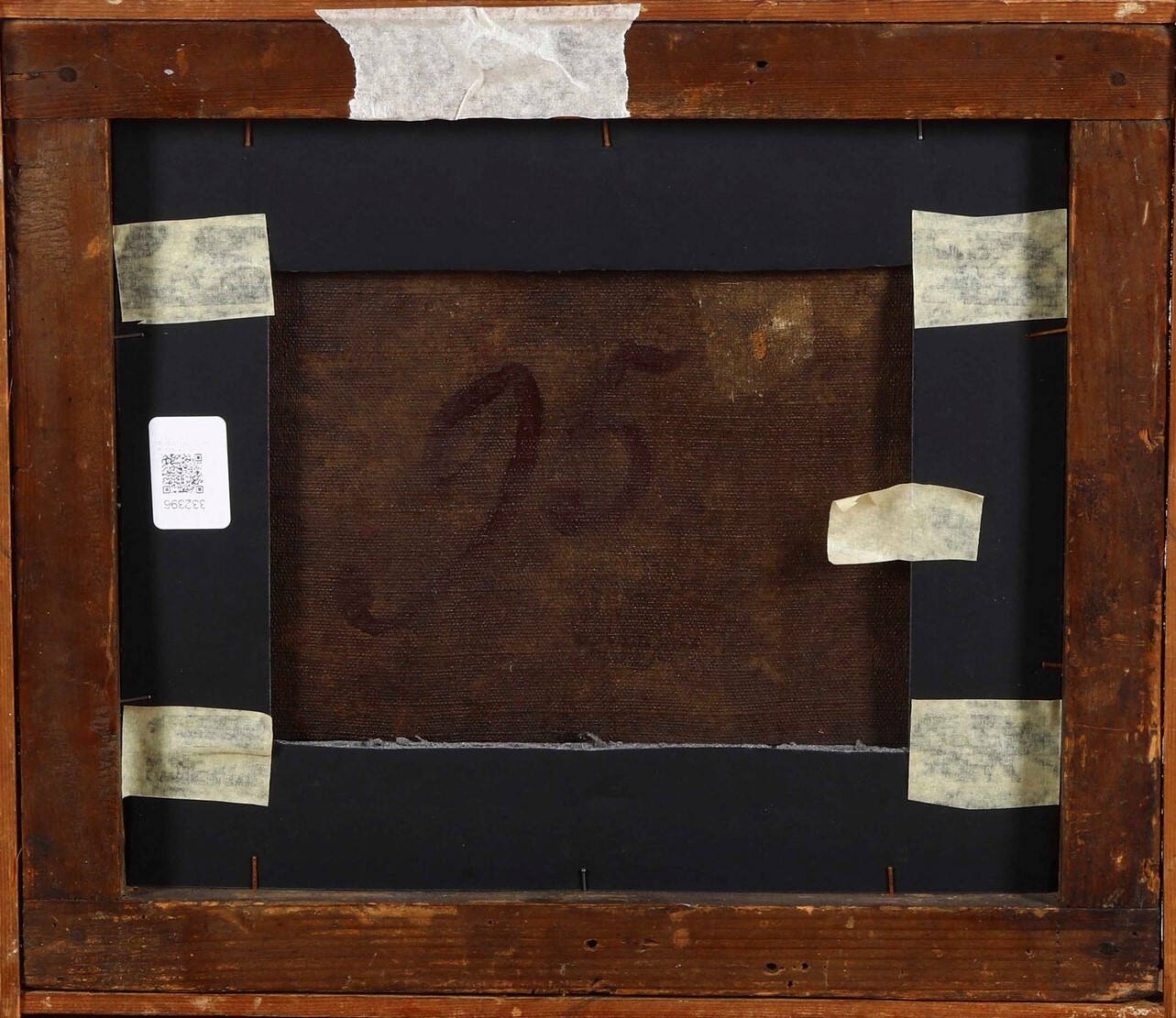 Scuola del XVIII secolo Paesaggio con figure e rovine