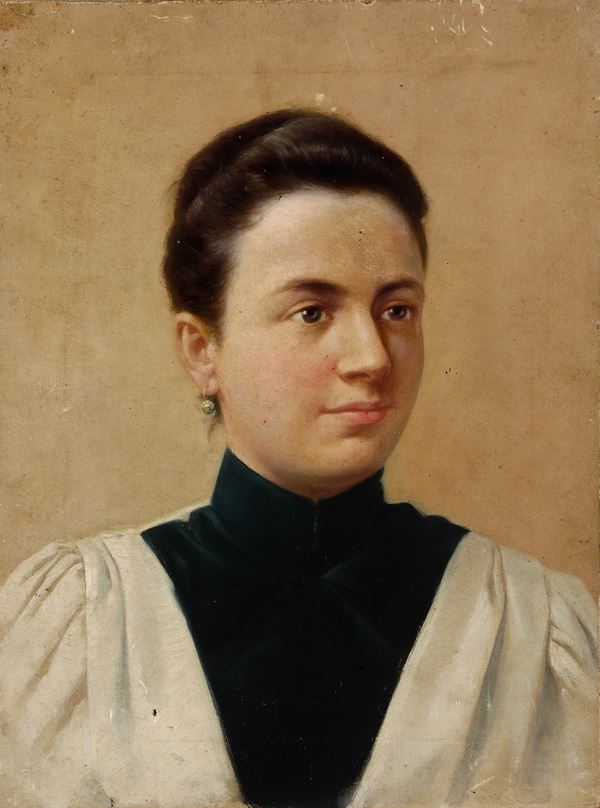 Pittore del XIX-XX secolo Ritratto femminile