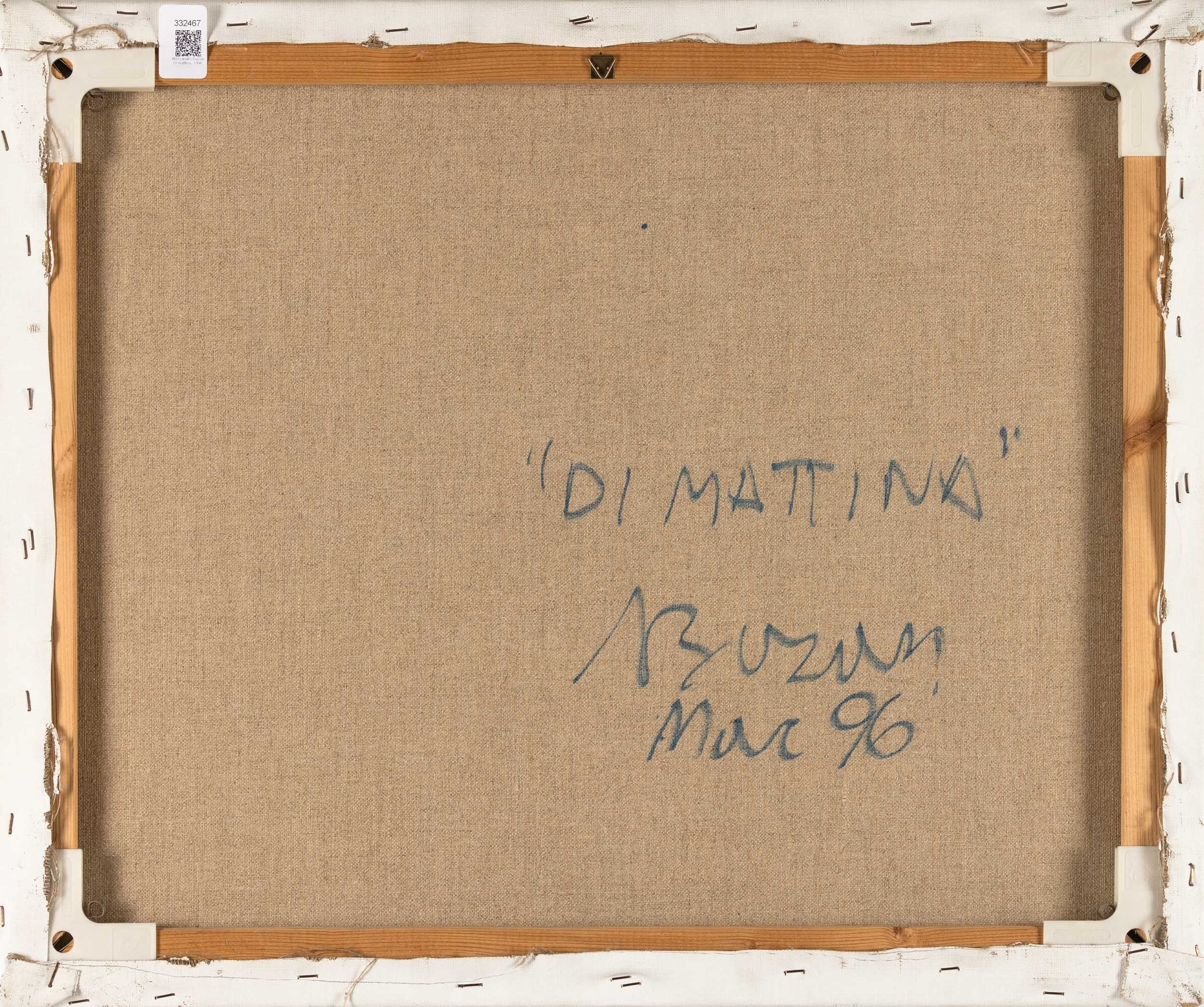 Alessandro Bazan - Di mattina, olio su tela