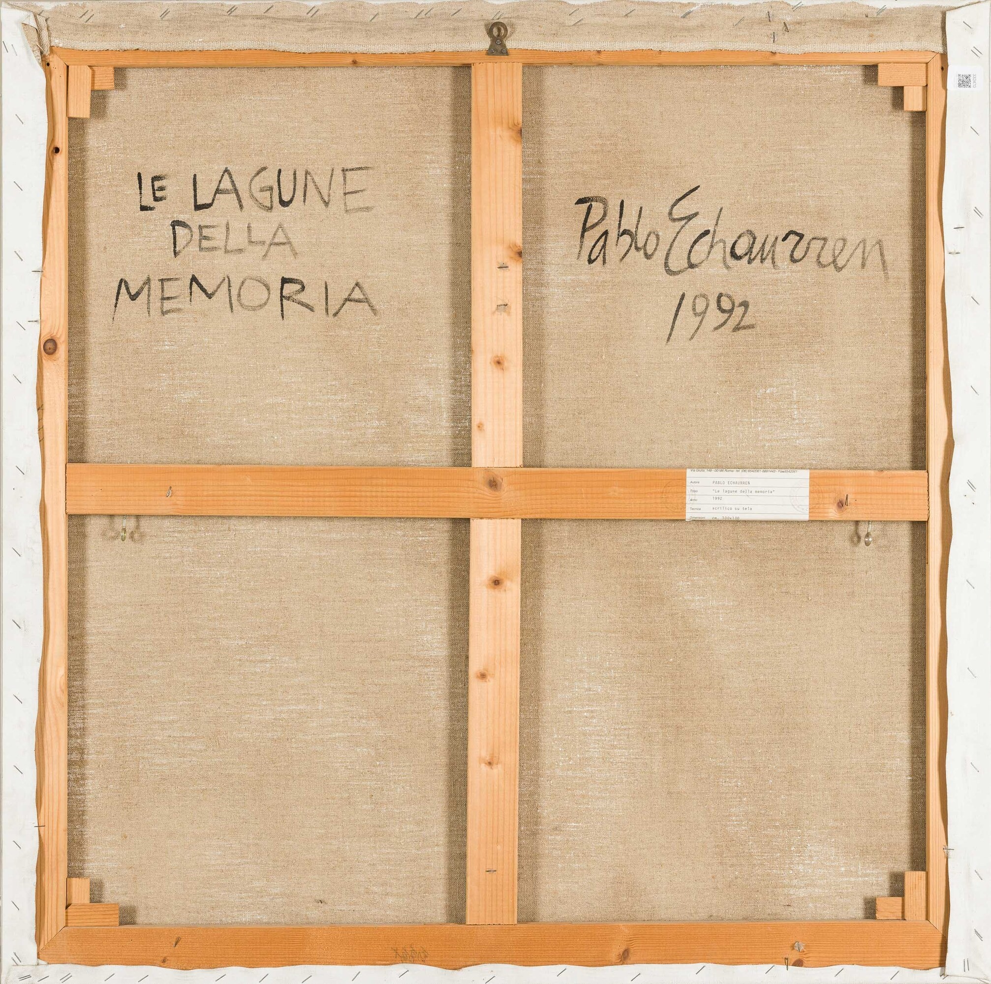 Pablo Echaurren - Le lagune della memoria, acrilico su tela