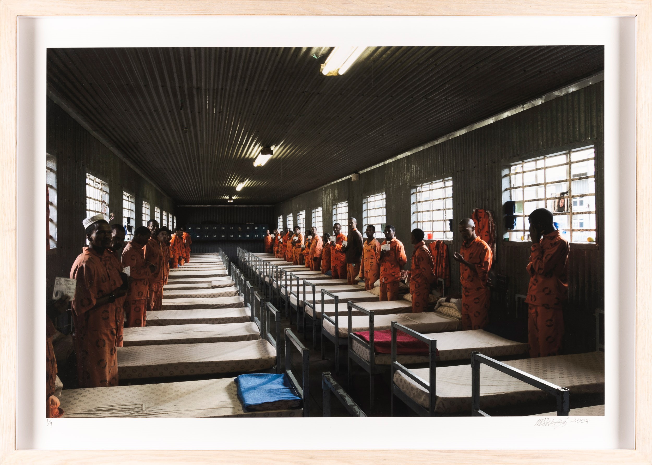 Mikhael Subotzky - Men With I.D. Books, Pollsmoor Maximum Security Prison