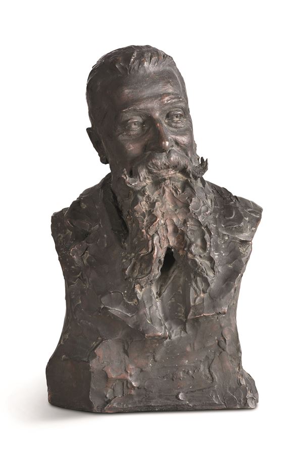 Giulio Branca - Busto del pittore Cesare Calchi Novati
