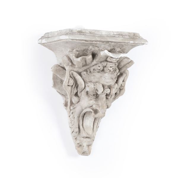 Autore sconosciuto, XIX-XX secolo Mensola con mascherone