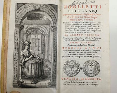 Giacomo Storti, Venezia Forestiero Illuminato intorno alle cose più rare... della città di Venezi...