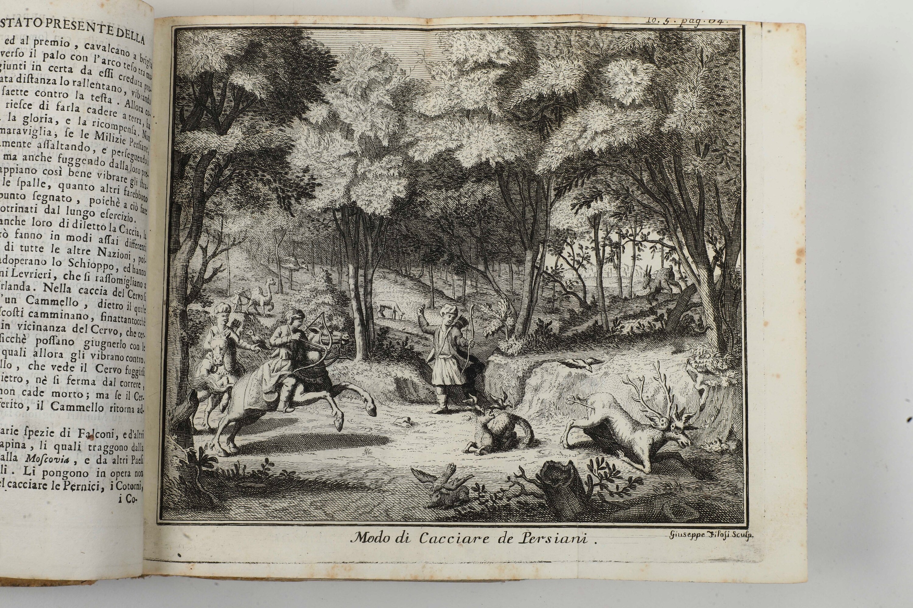 Salmon Thomas (1679-1767) della Persia, Arabia, Tararia, Ecc... Volume V (parte Dell’opera "lo St...