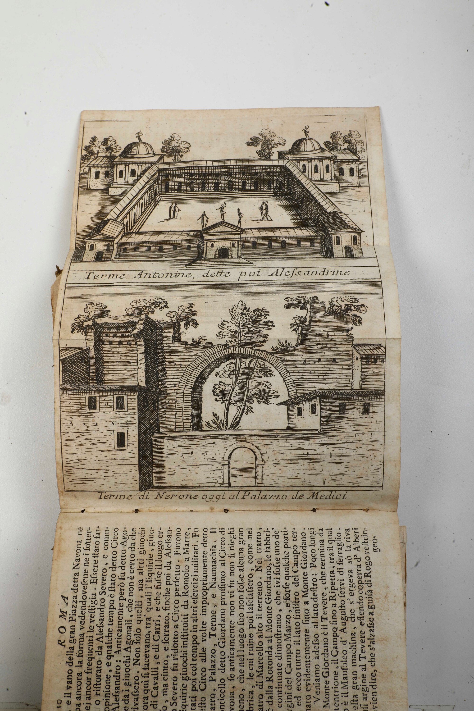 Lotto di Sei Guide di Roma e una di Napoli Roma Antica Distinta per Regioni, in Roma, Amidei, 174...