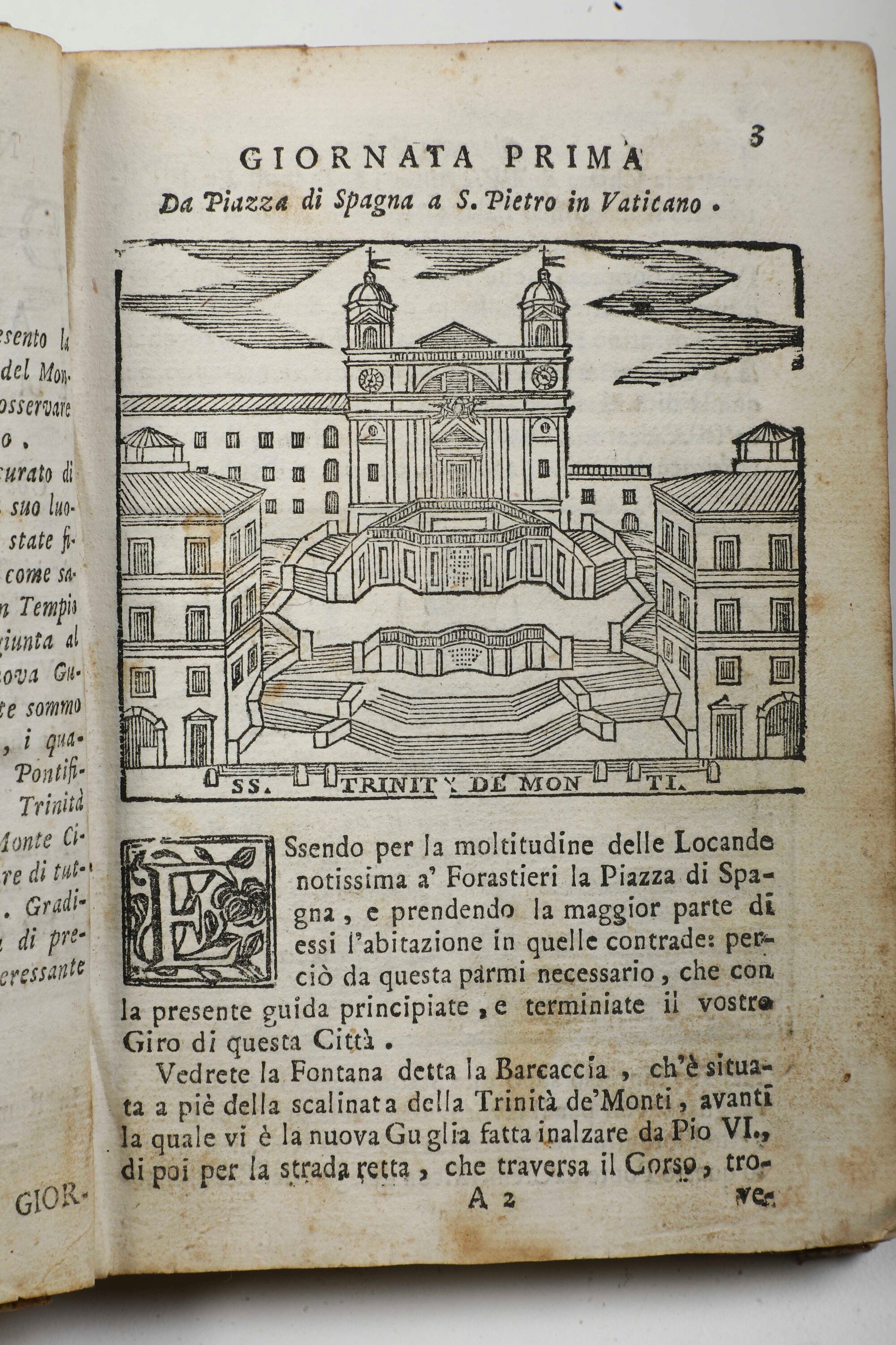 Lotto di Sei Guide di Roma e una di Napoli Roma Antica Distinta per Regioni, in Roma, Amidei, 174...