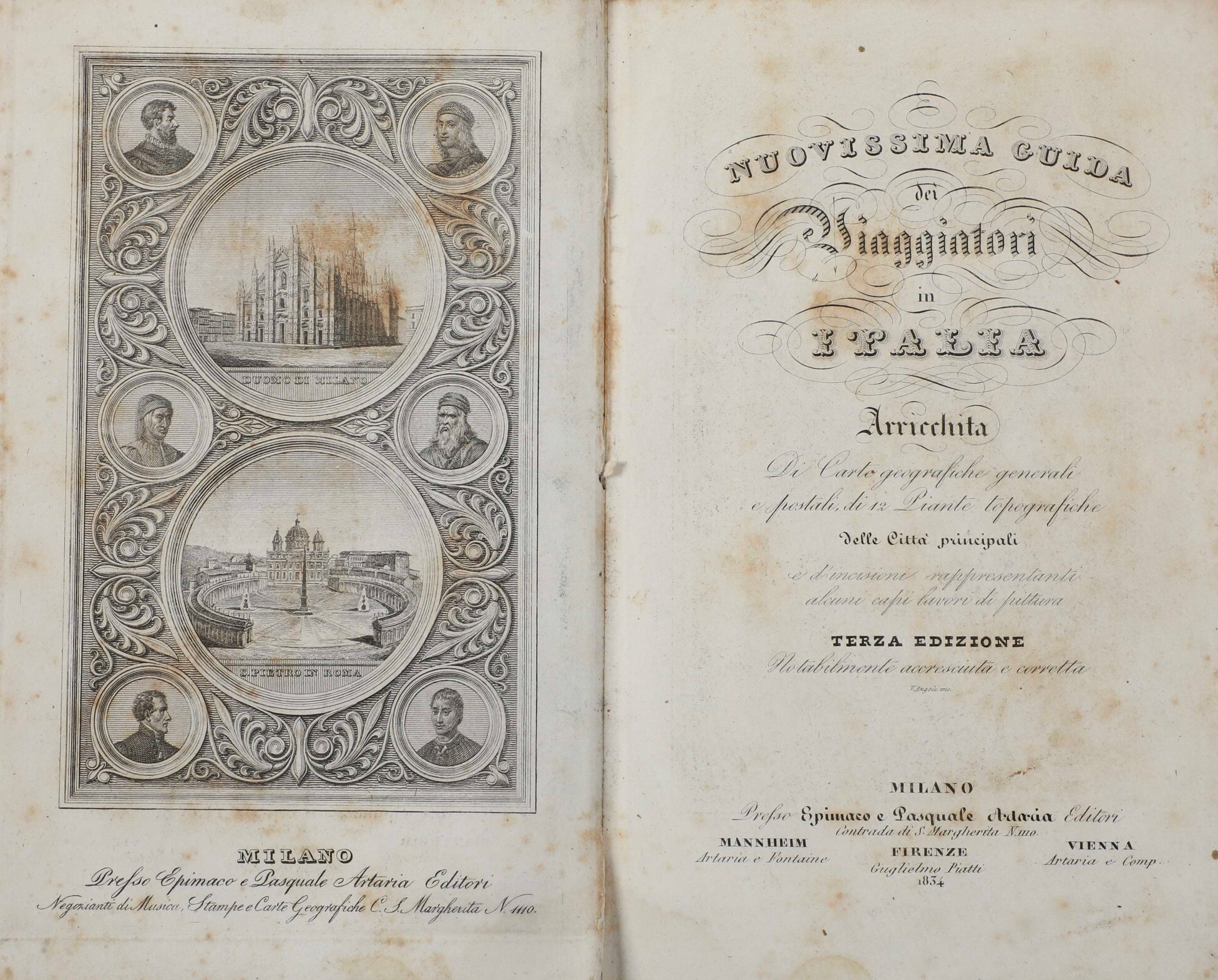 Autori Vari Itinerario Italiano, Ossia Descrizione dei Viaggi per le Strade Più Frequentate... co...