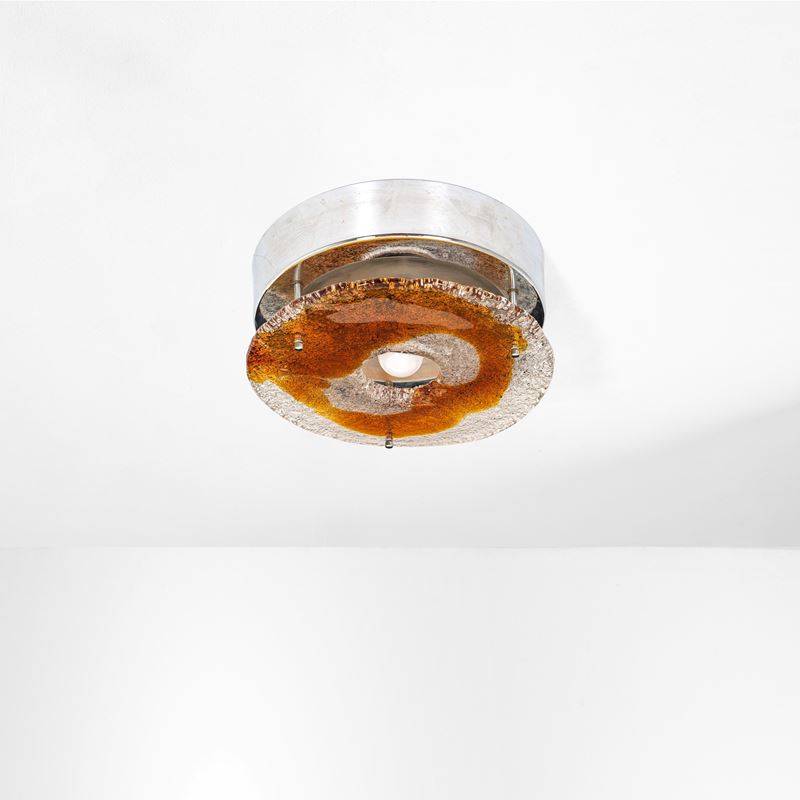 AV Mazzega : Lampada a plafone  - Asta Design Lab - Cambi Casa d'Aste