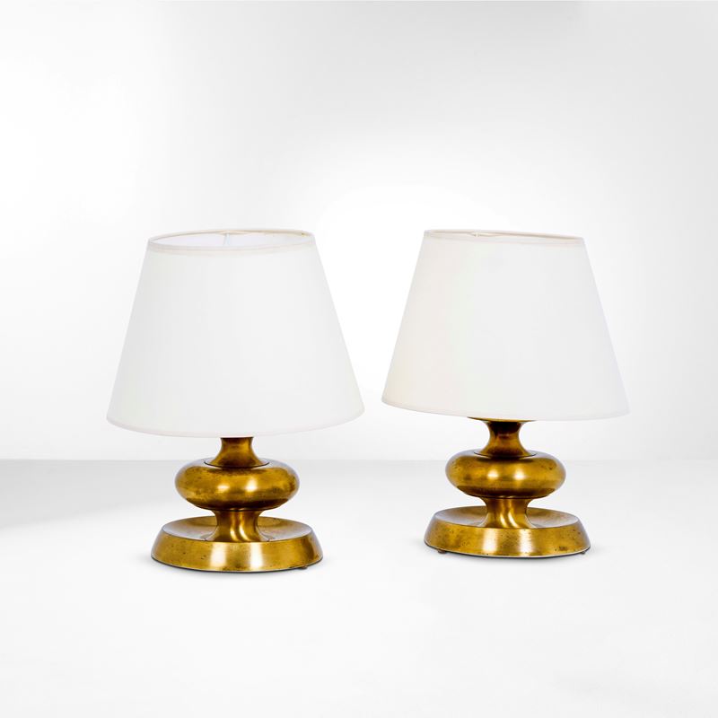 Pia Guidetti Crippa : Due lampade da tavolo  - Asta Design Lab - Cambi Casa d'Aste