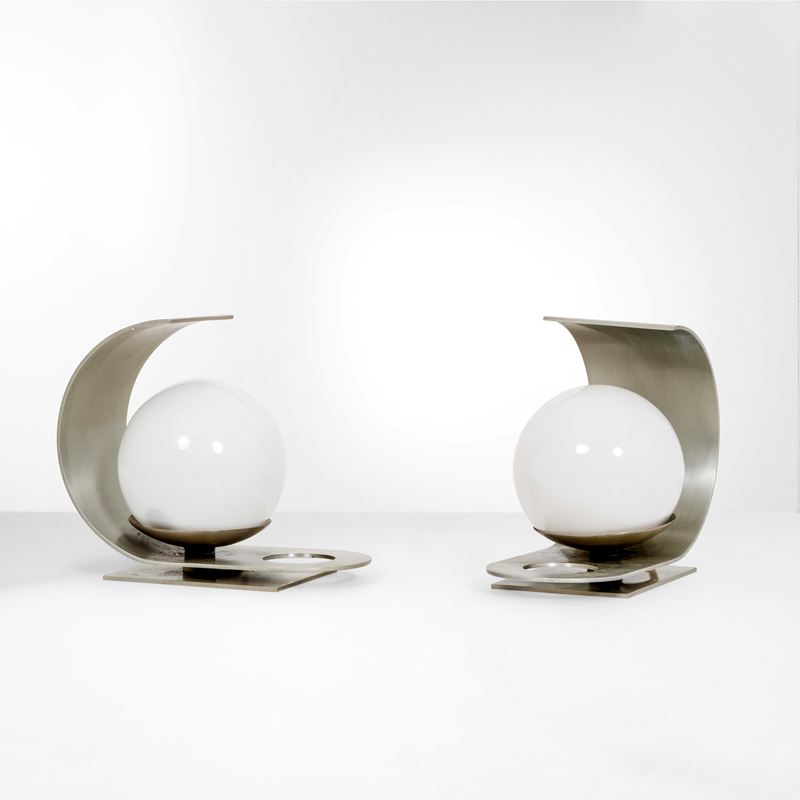 Pia Guidetti Crippa : Due lampade da tavolo  - Asta Design Lab - Cambi Casa d'Aste