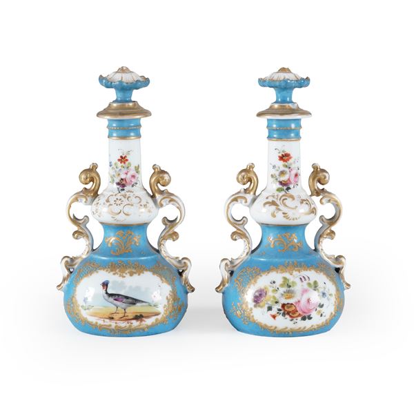 Coppia di bottiglie  Francia, XIX secolo.
