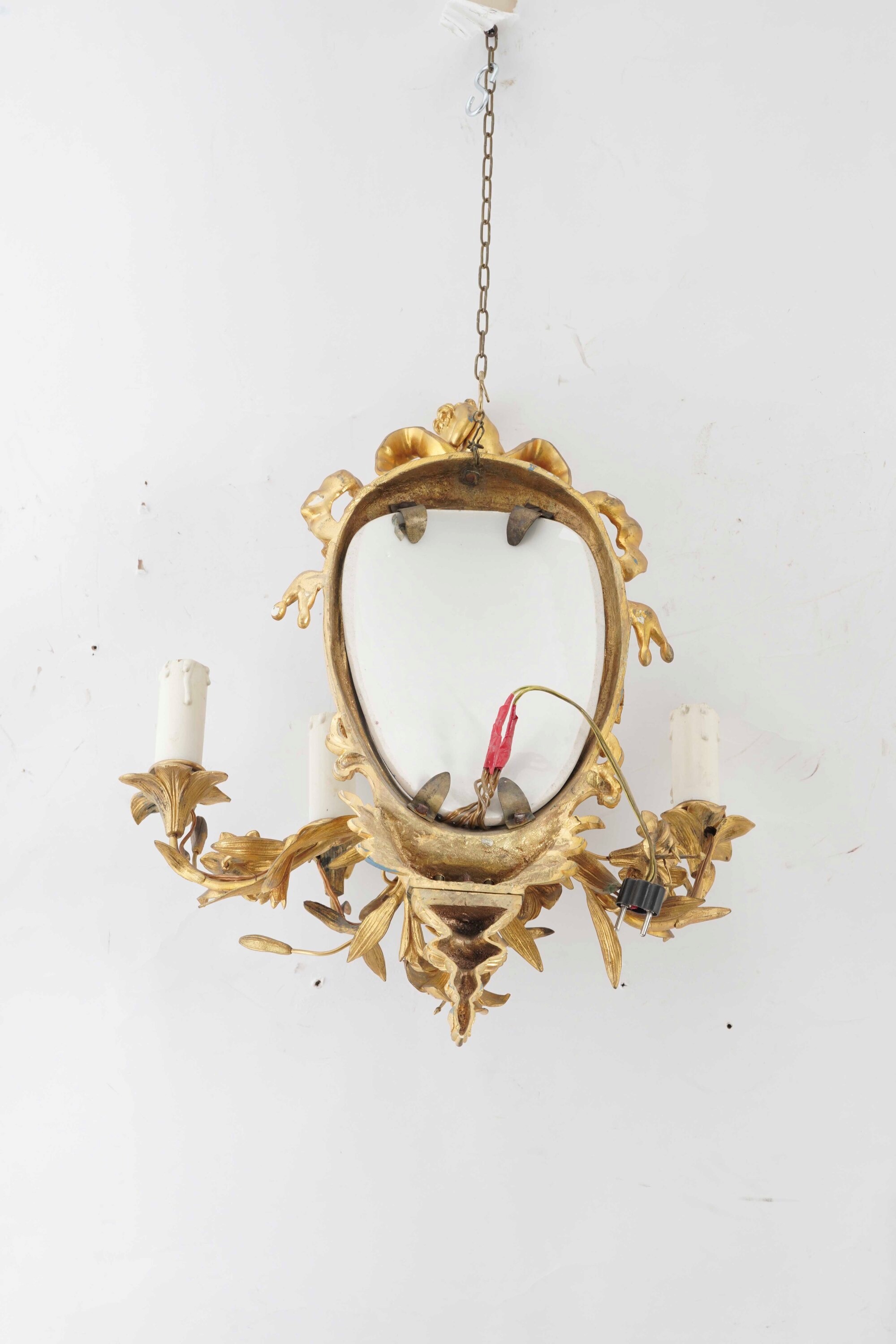 Coppia di Appliques a 4 Luci.francia, 1860 Circa.