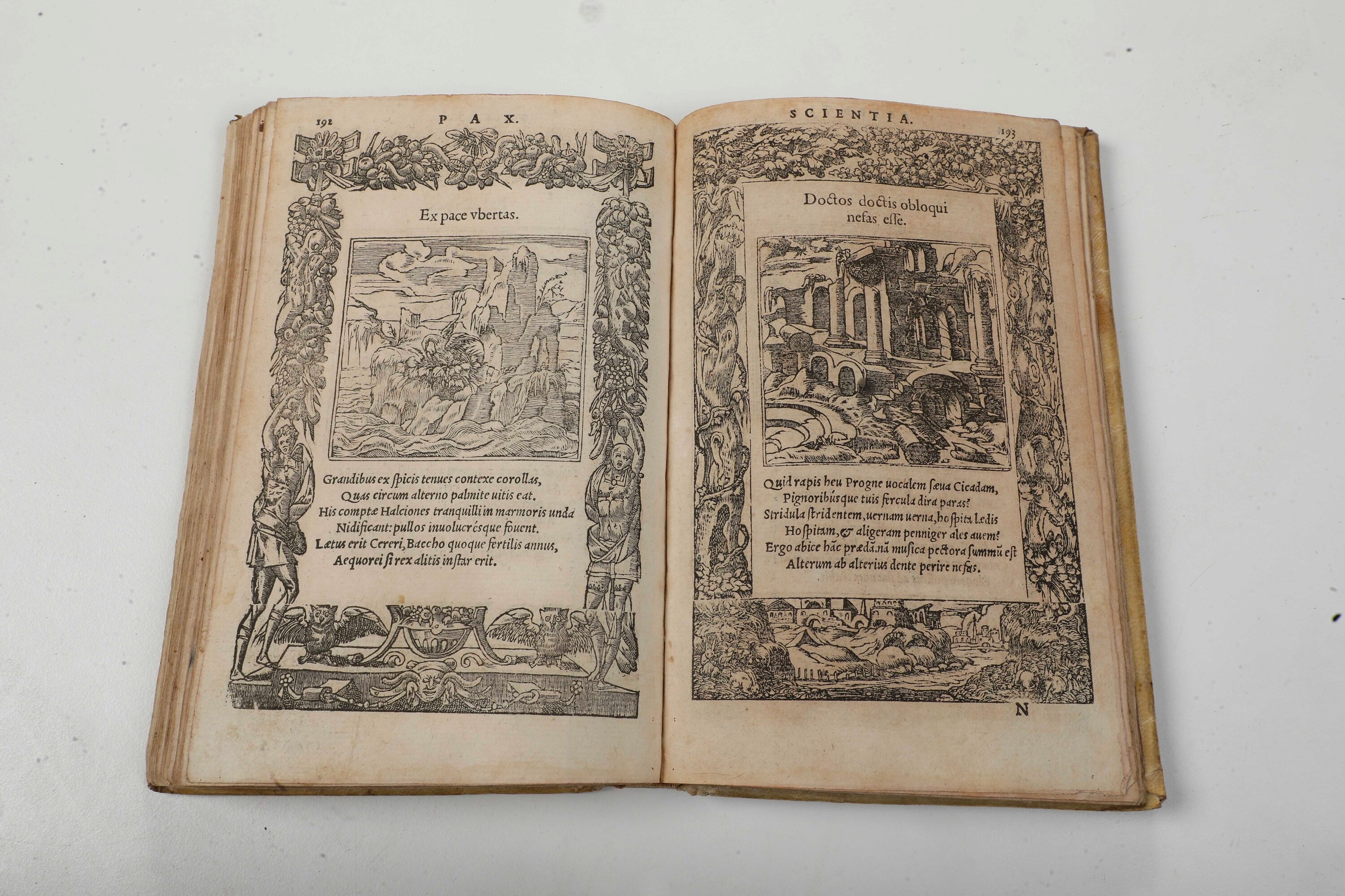 Alciato Andrea (1492-1550) Emblemata Lione, Rovilio, 1550