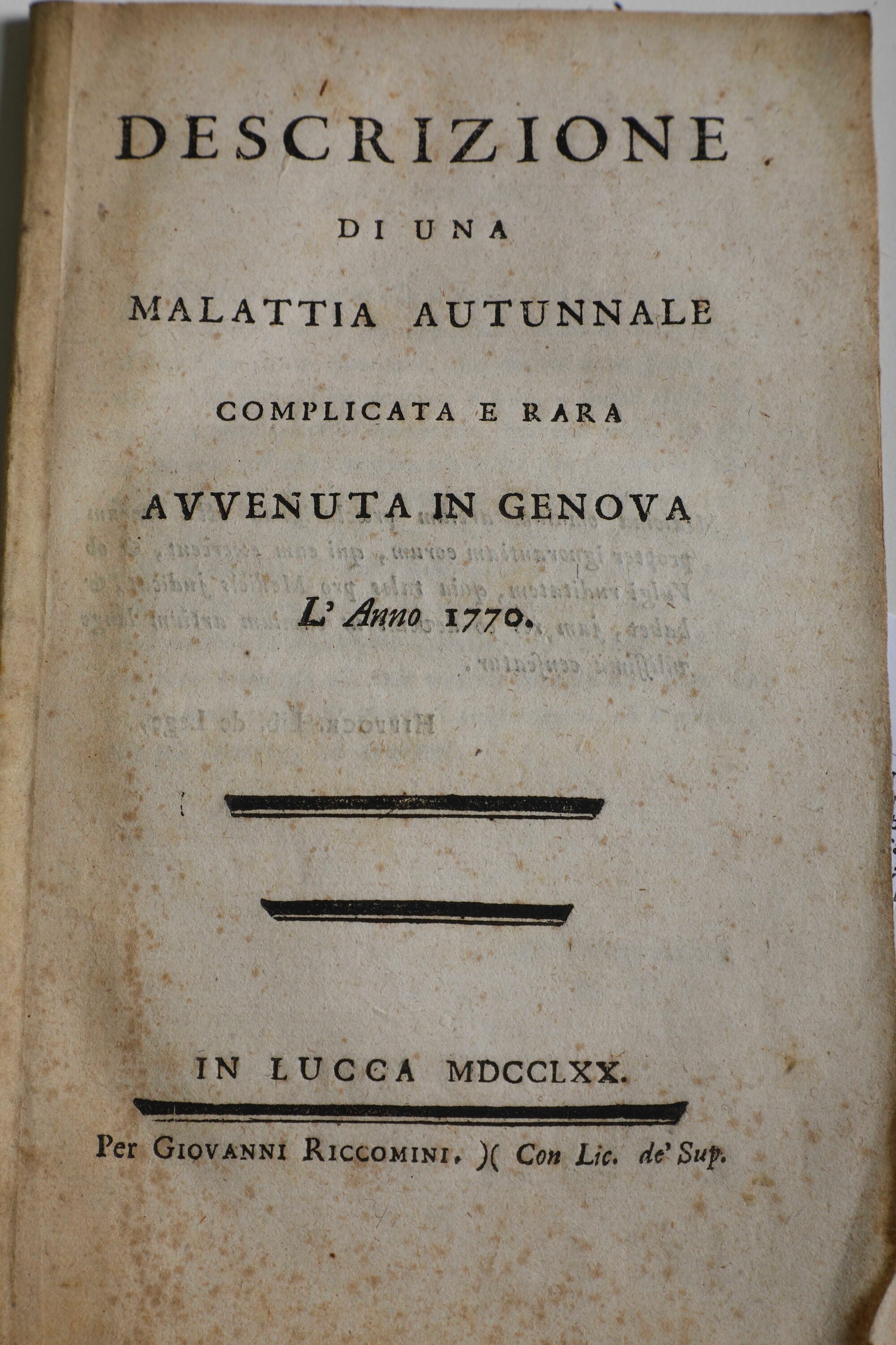 Genova - Quattro Opere Diverse Carlo Giuseppe Ratti, Istruzione di Quanto Può Vedersi di Più Bell...