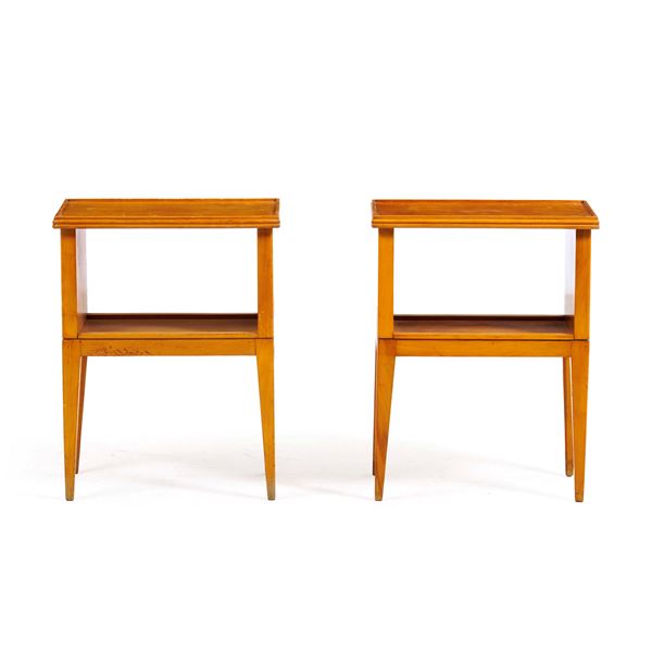 Coppia di comodini. XX secolo