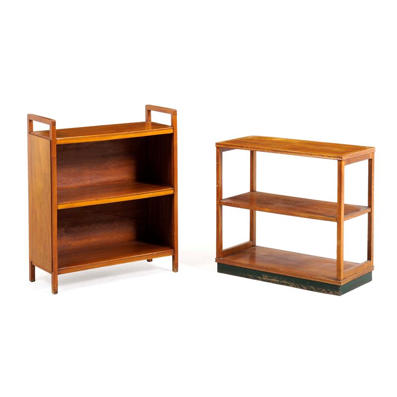 Due piccole librerie diverse  - Auction Antiques - Cambi Casa d'Aste