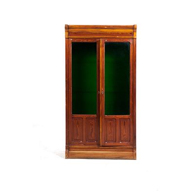 Armadio in Legno Due Ante a Vetri. XX Secolo