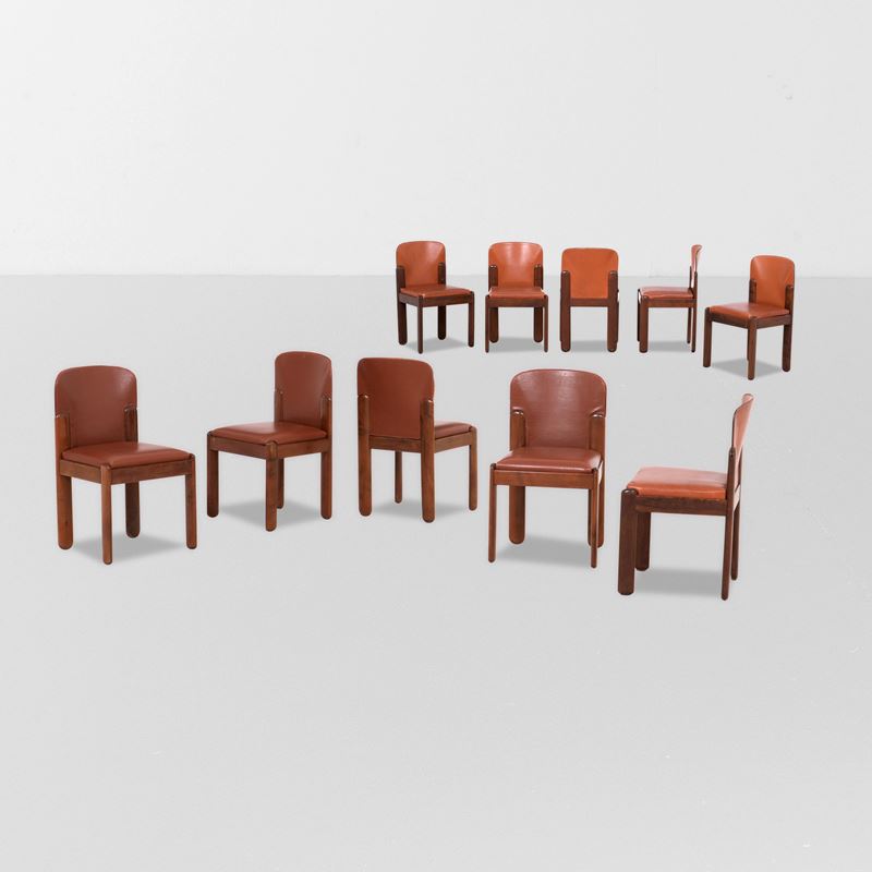 Silvio Coppola : Dieci sedie mod. 330  - Auction Design - Cambi Casa d'Aste