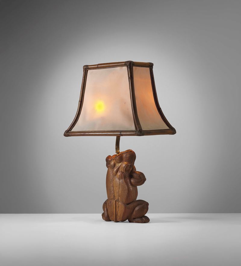 Gabriella Crespi : Table lamp from the Animals series.  - Auction Fine Design - Cambi Casa d'Aste