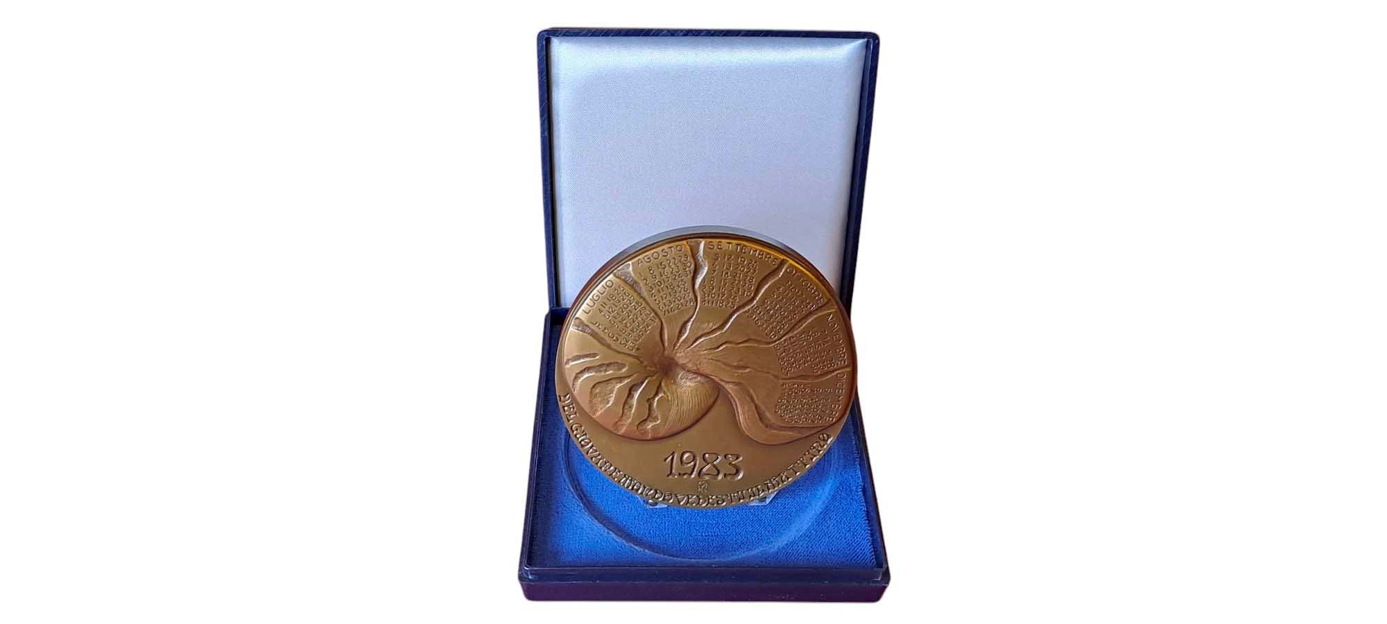 Medaglia in bronzo, Italia 1982, gr. 290