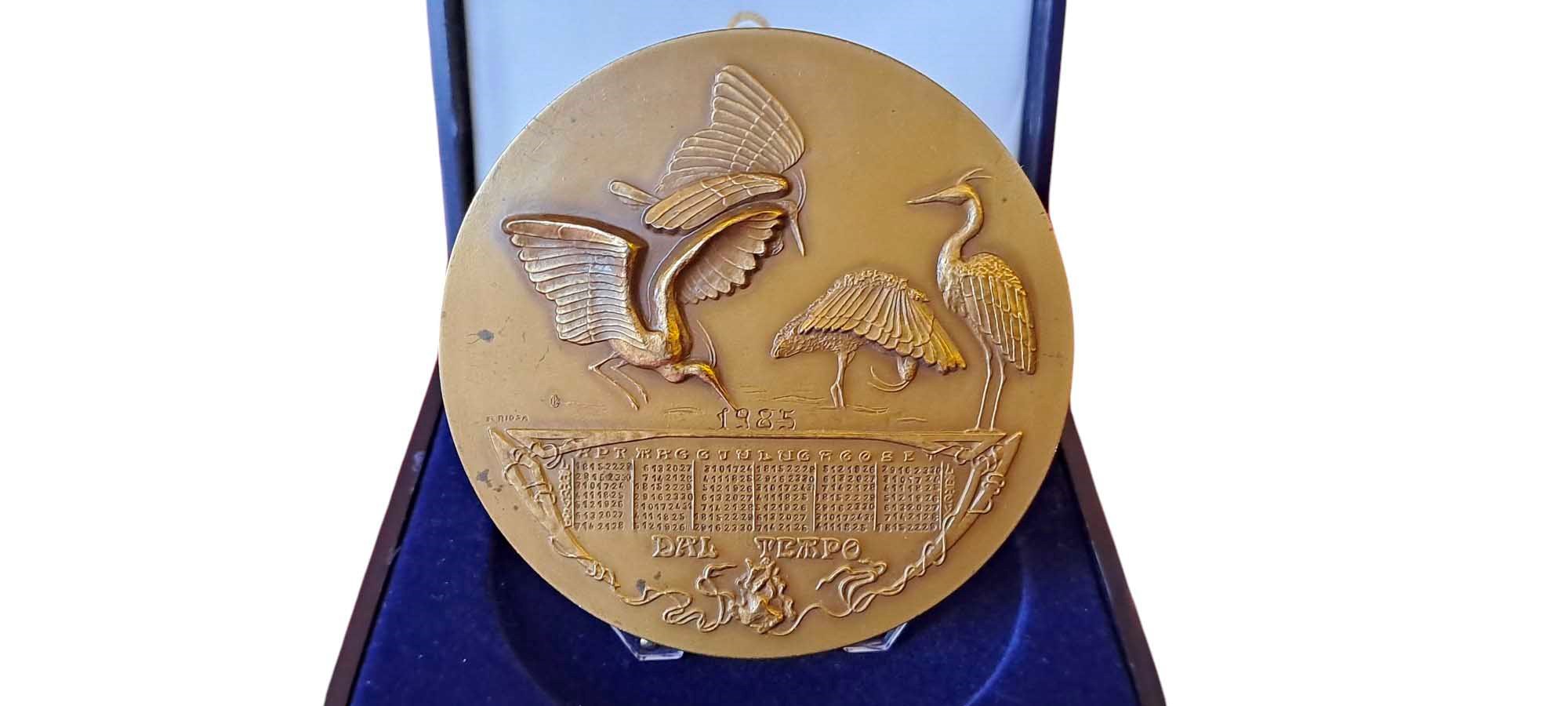 Italia, Medaglia in bronzo, 1984 (gr. 275)
