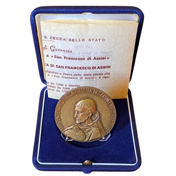 Italia 1982. Medaglia in bronzo (gr. 55)