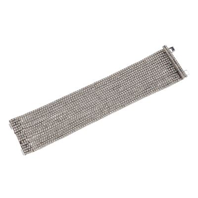 Bracciale a Più Fili con Diamanti Taglio Brillante per Ct 30.00 Circa
