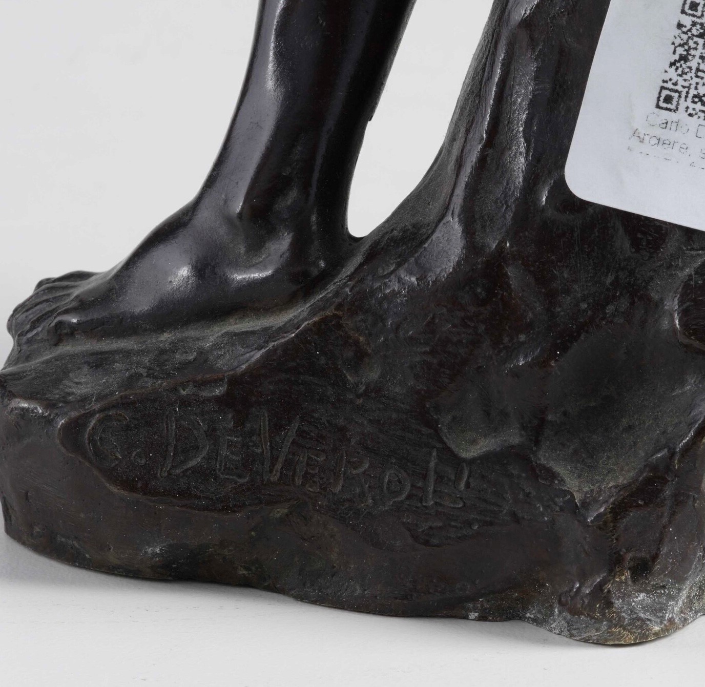 Carlo De Veroli - Arciere, bronzo fuso e patinato, altezza 50 cm