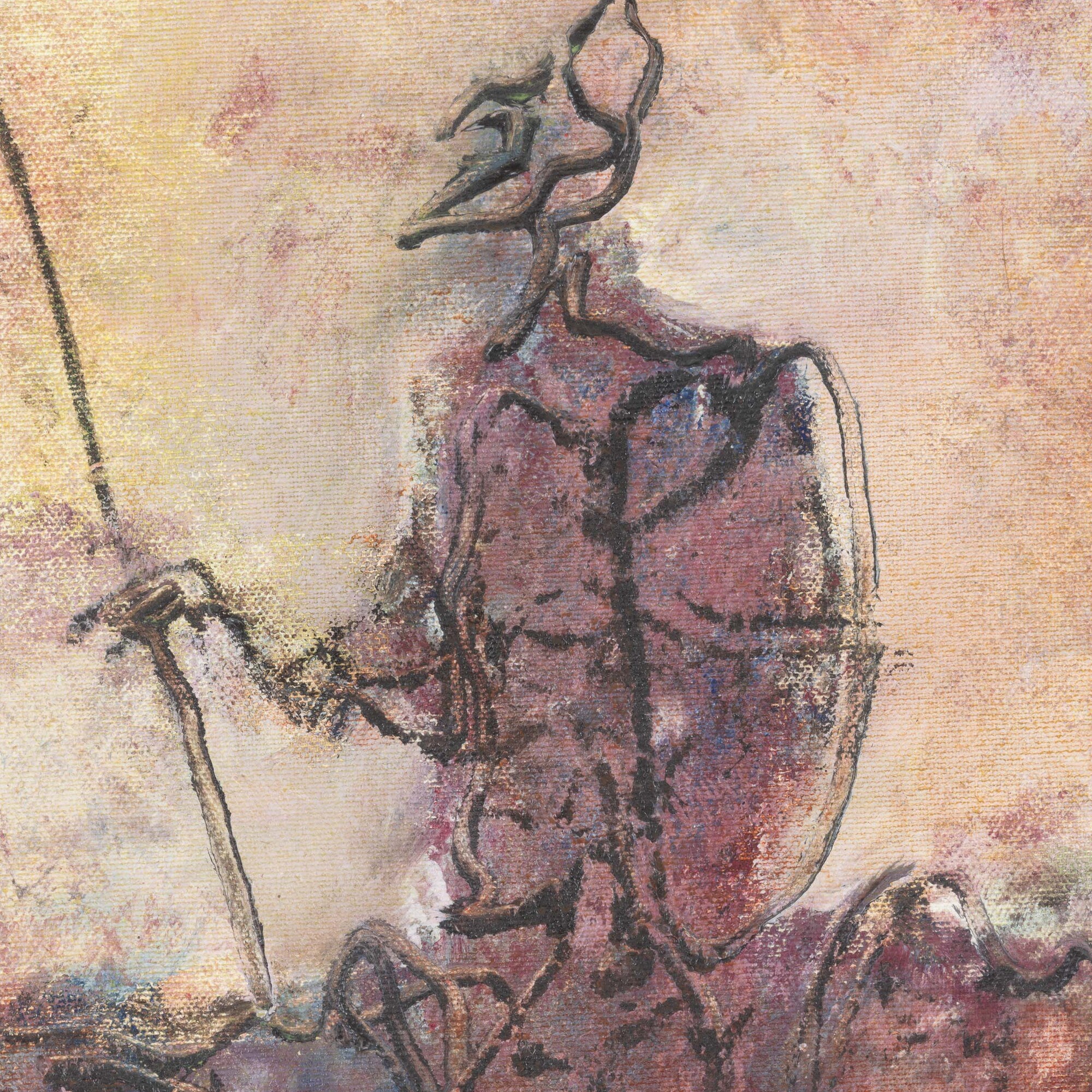 Franco Rognoni - Don Chisciotte | olio su tela, 1965