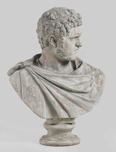Plasticatore del XX secolo, Caracalla, terracotta patinata