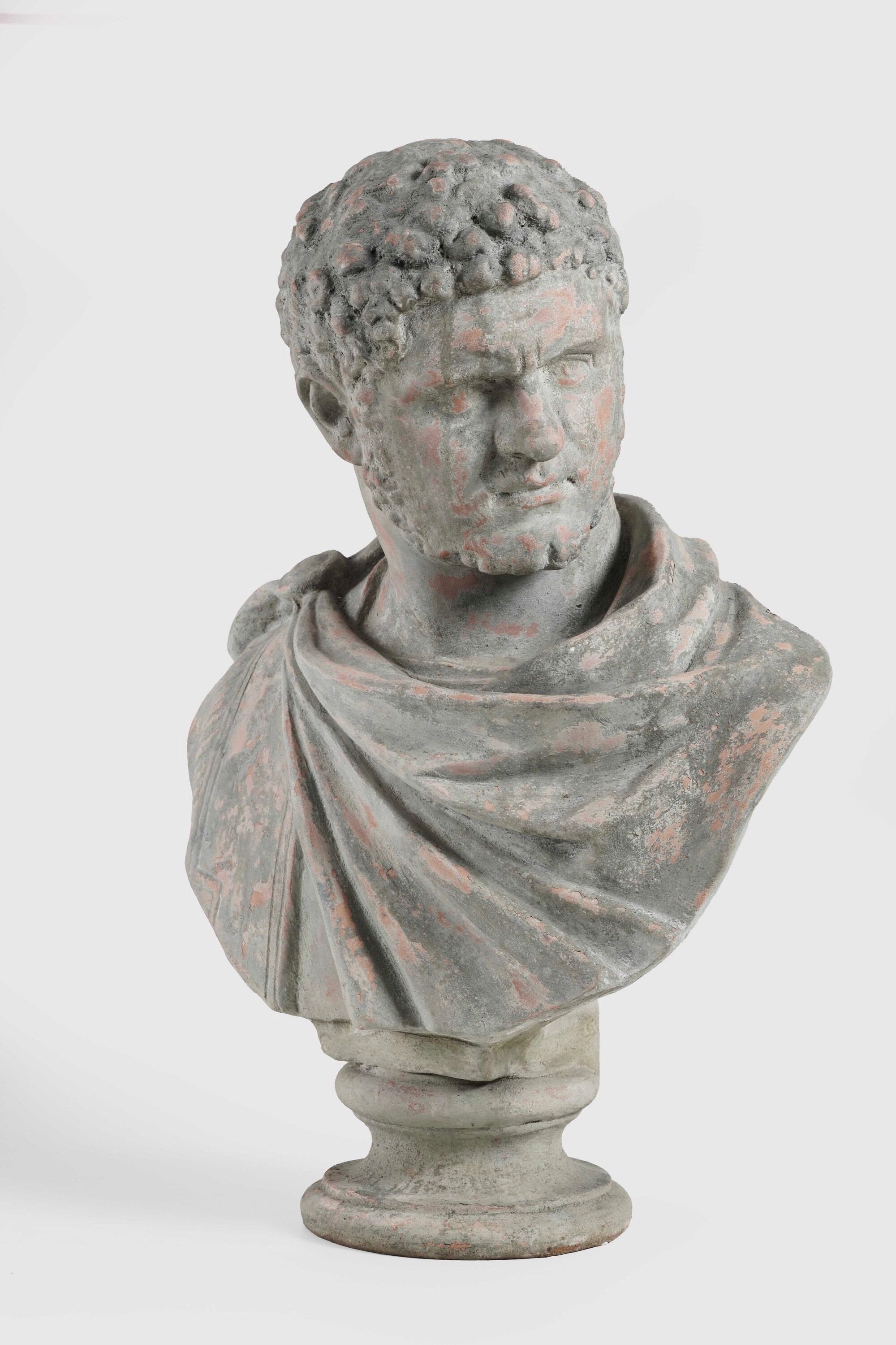 Plasticatore del XX secolo, Caracalla, terracotta patinata
